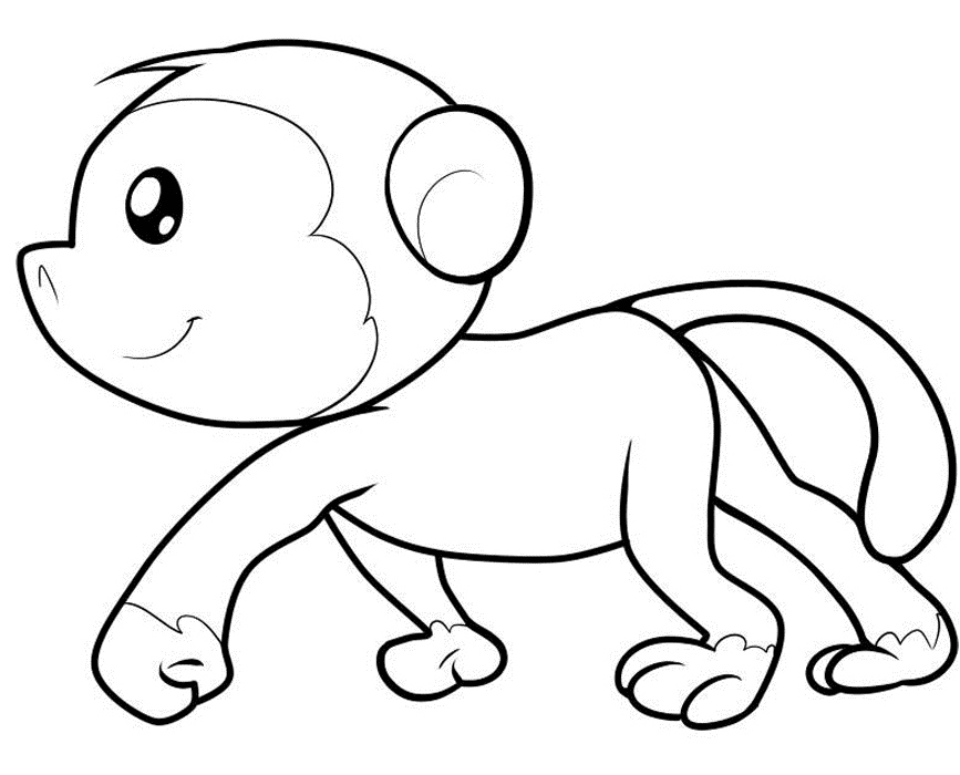 Spider Monkey Coloring Pages spider monkey 26 gif Printable Coloring4free