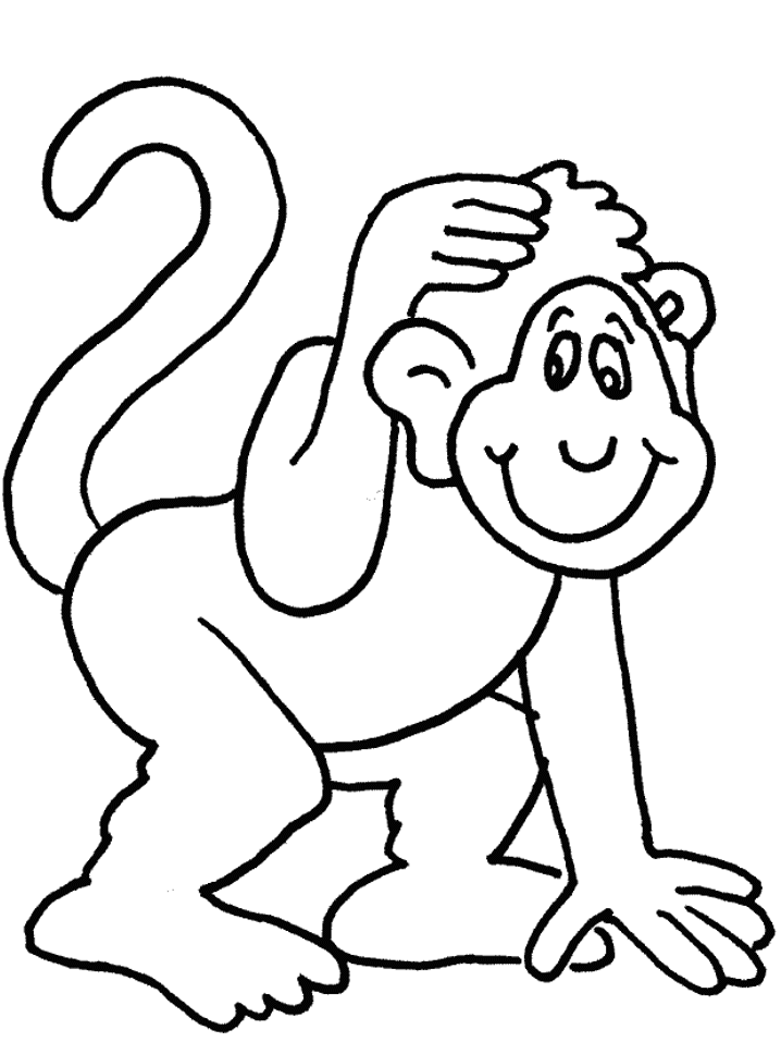 Spider Monkey Coloring Pages spider monkey 87 gif Printable Coloring4free
