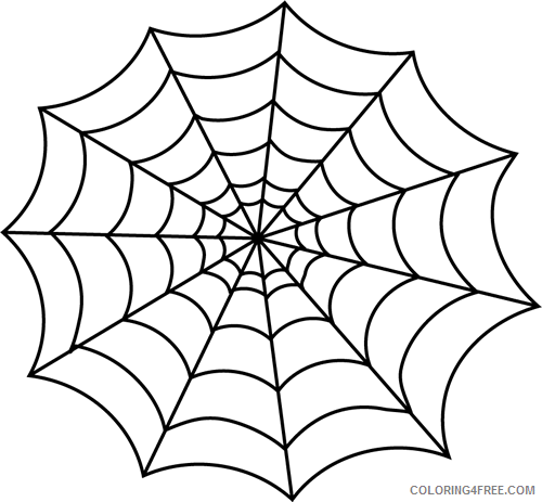 Spider Web Coloring Pages spider web Printable Coloring4free