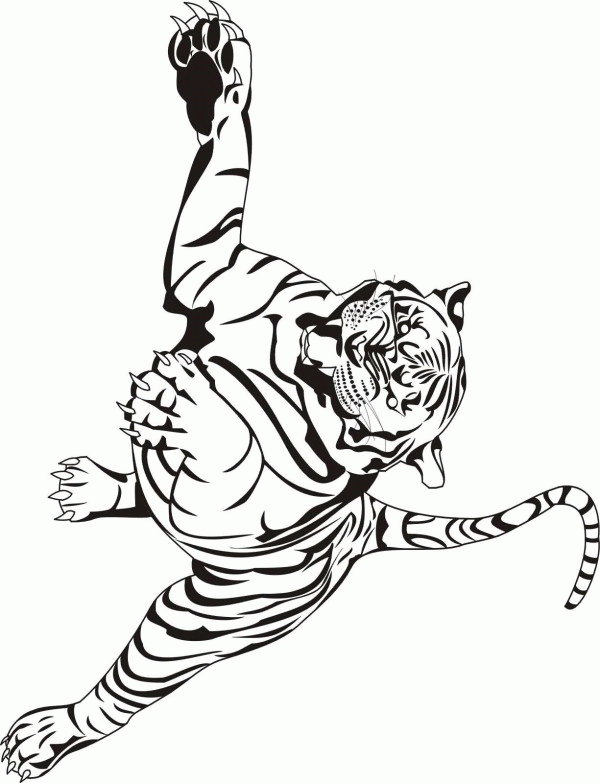 Tiger Coloring Pages tiger animal 18 Printable Coloring4free