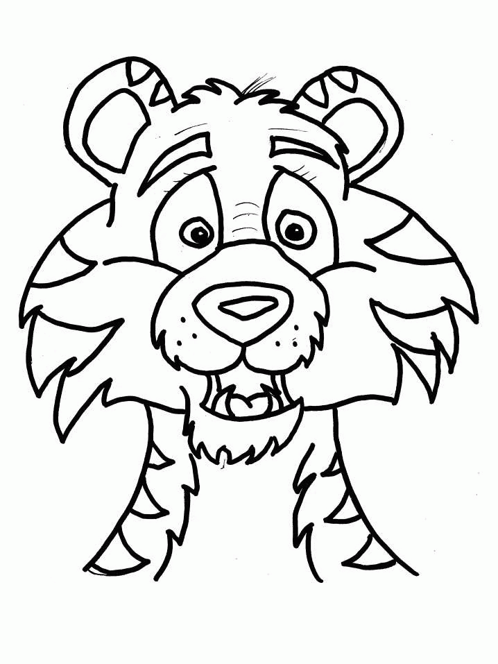 Tiger Coloring Pages tiger animal 21 Printable Coloring4free