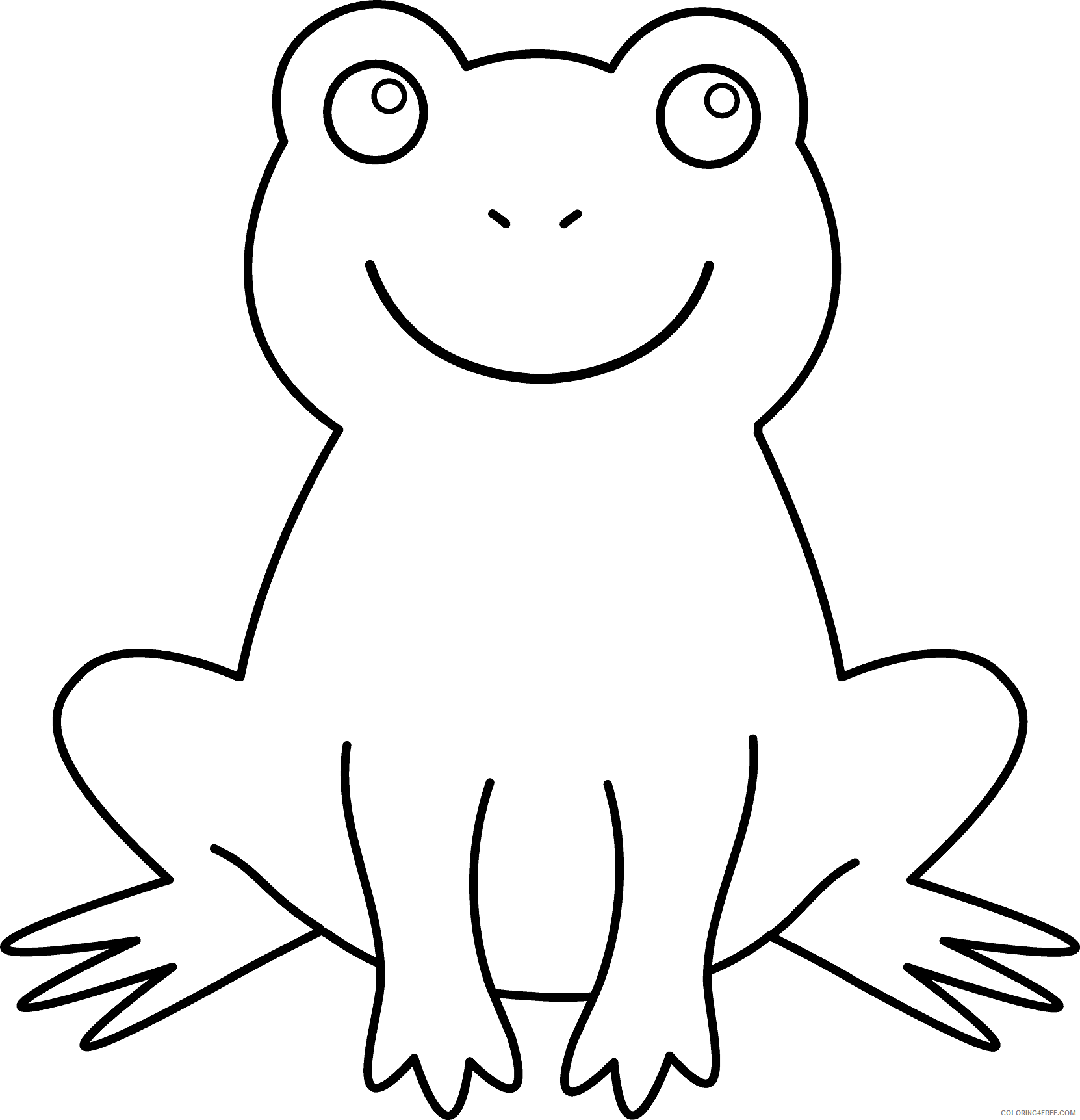 Toad Coloring Pages toad Printable Coloring4free