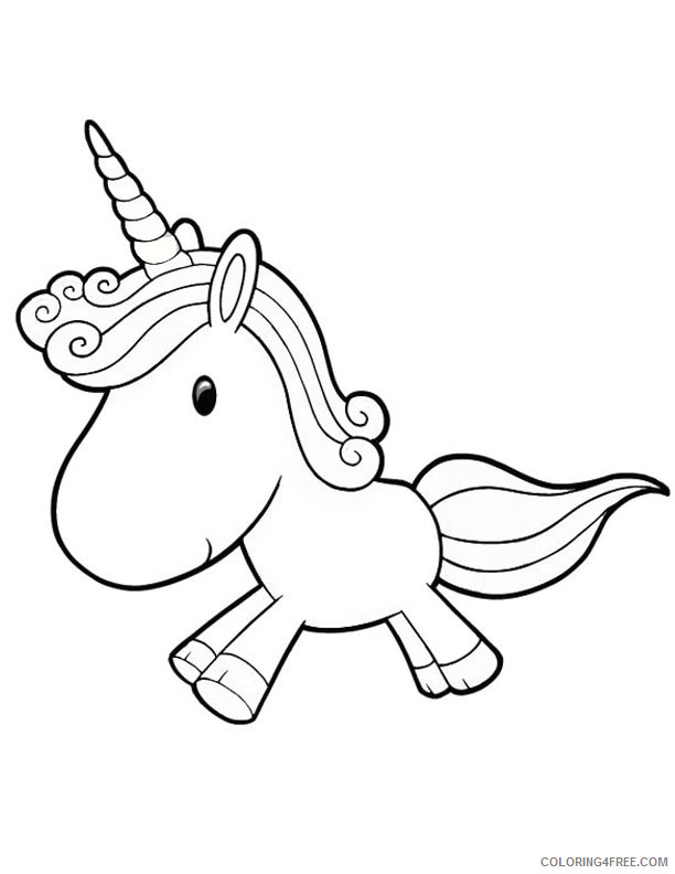 Unicorn Coloring Pages unicorn what to Printable Coloring4free