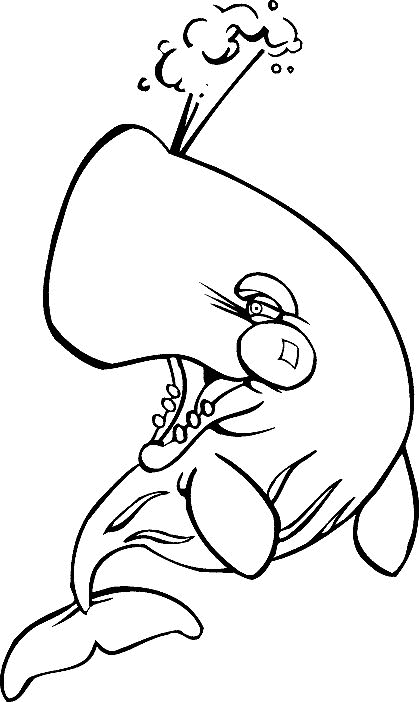 Whale Coloring Pages sea animal 5 Printable Coloring4free