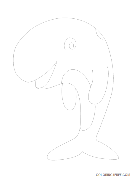Whale Outline Coloring Pages amolapacificapaloma Comic Whale png Printable Coloring4free