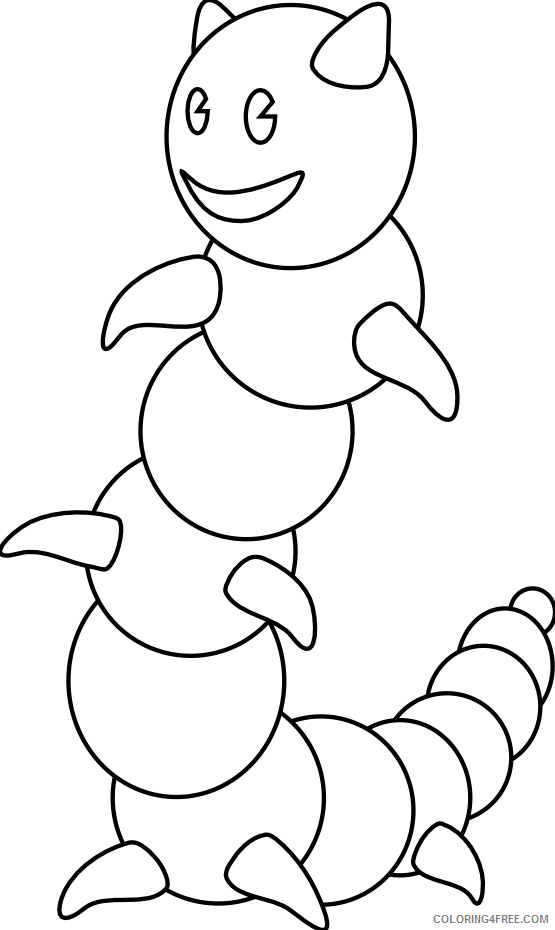 Worm Coloring Pages clipartist net worm Printable Coloring4free