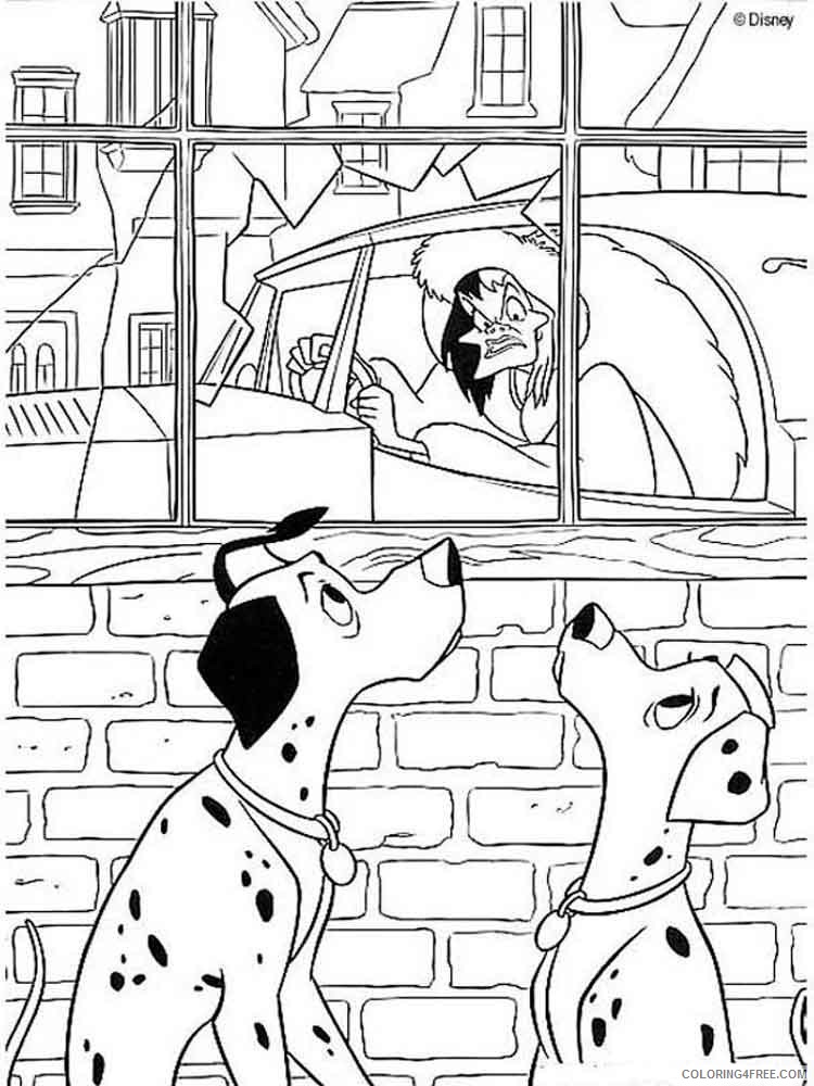 101 Dalmatians Coloring Pages Cartoons 101 Dalmatians 21 Printable 2020 16 Coloring4free