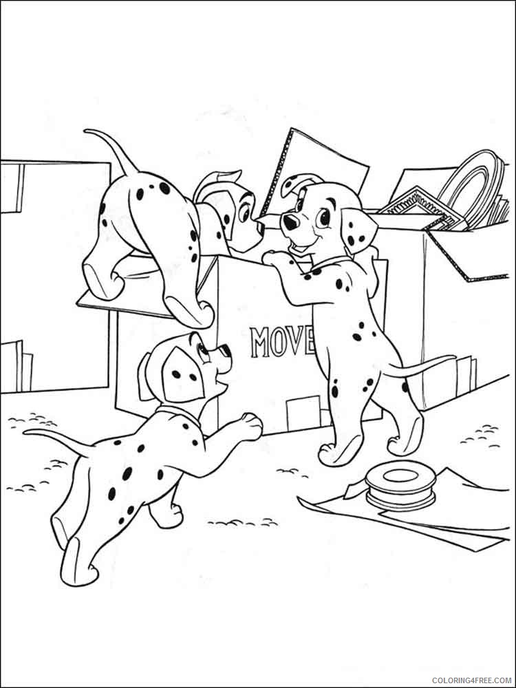 101 Dalmatians Coloring Pages Cartoons 101 Dalmatians 9 Printable 2020 29 Coloring4free