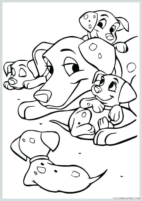 101 Dalmatians Coloring Pages Cartoons 101 Dalmations Printable 2020 55 Coloring4free