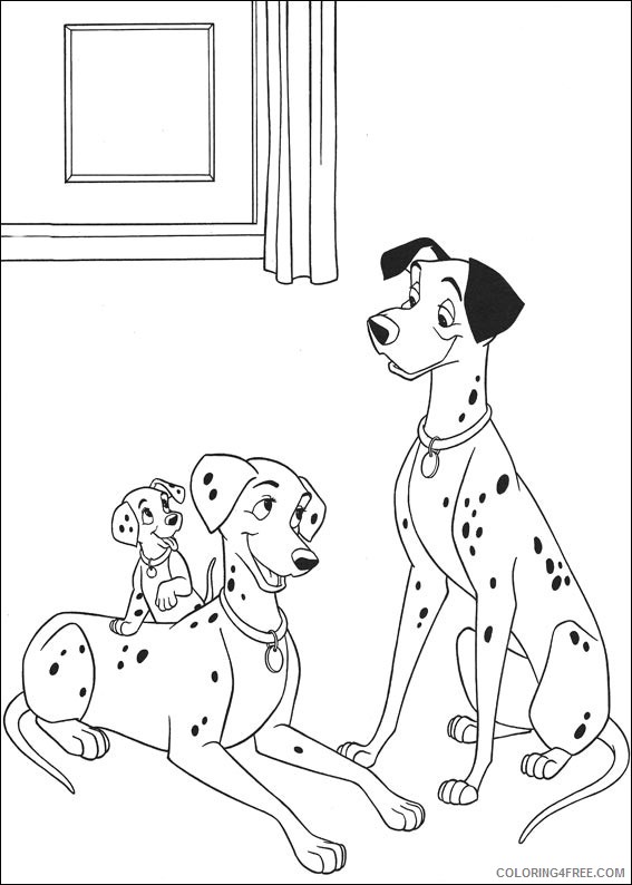 101 Dalmatians Coloring Pages Cartoons 101 dalmatians 10 Printable 2020 03 Coloring4free