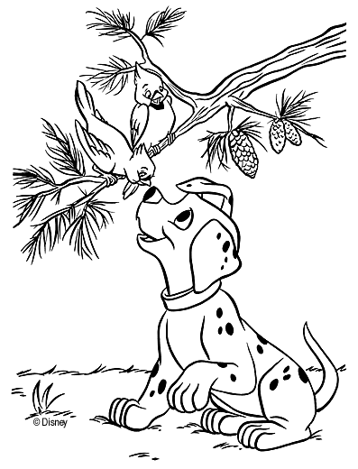 101 Dalmatians Coloring Pages Cartoons 101 dalmatiner bsUl6 Printable 2020 43 Coloring4free