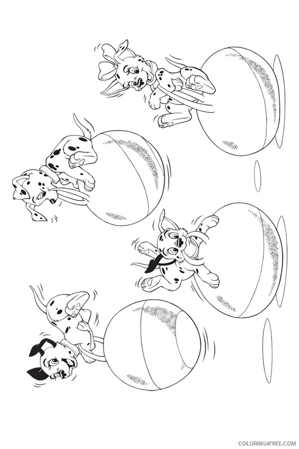 101 Dalmatians Coloring Pages Cartoons Fun 101 Dalmations Printable 2020 84 Coloring4free