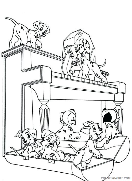 101 Dalmatians Coloring Pages Cartoons Puppies Everywhere 101 Dalmations Printable 2020 88 Coloring4free