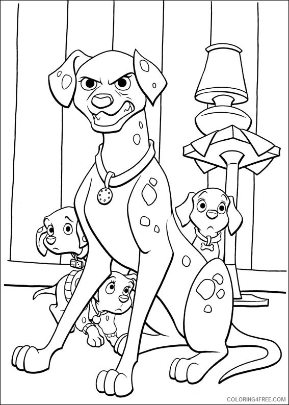 102 Dalmatians Coloring Pages Cartoons 102 dalmatians 23 Printable 2020 0022 Coloring4free