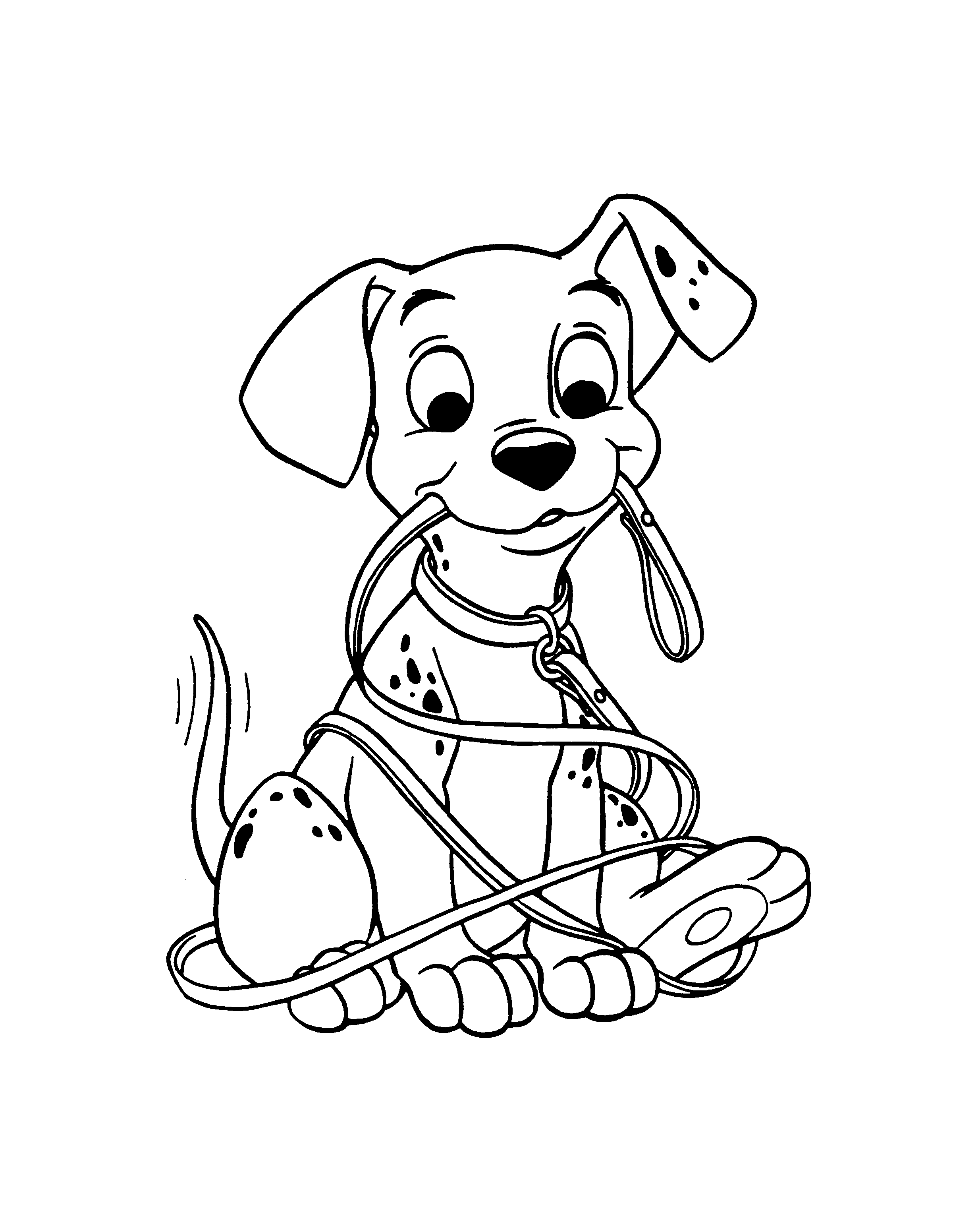 102 Dalmatians Coloring Pages Cartoons 102 dalmatiner 4Exhn Printable 2020 0117 Coloring4free