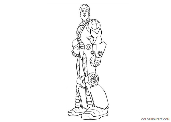 Action Man Coloring Pages Cartoons Action Man armor Printable 2020 0194 Coloring4free
