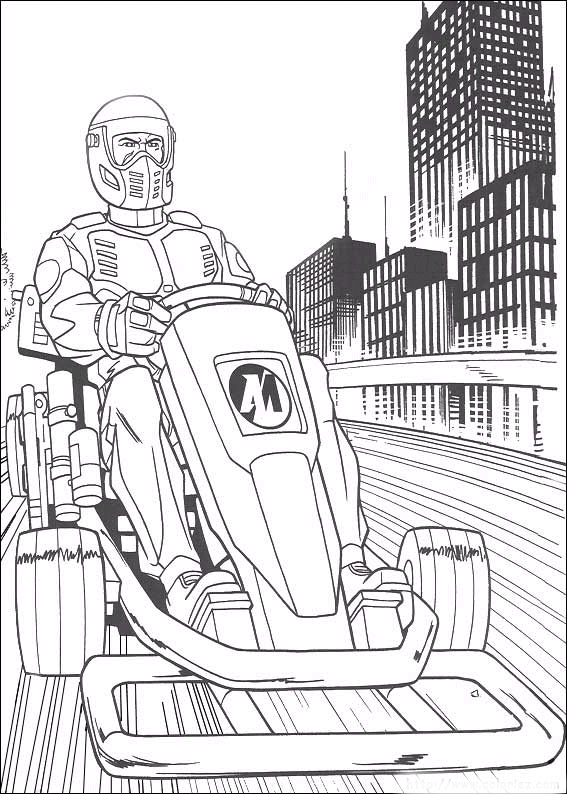 Action Man Coloring Pages Cartoons action man 10 Printable 2020 0205 Coloring4free