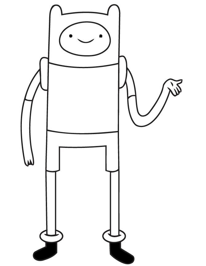 Adventure Time Coloring Pages Cartoons Adventure Time Finn Printable 2020 0252 Coloring4free