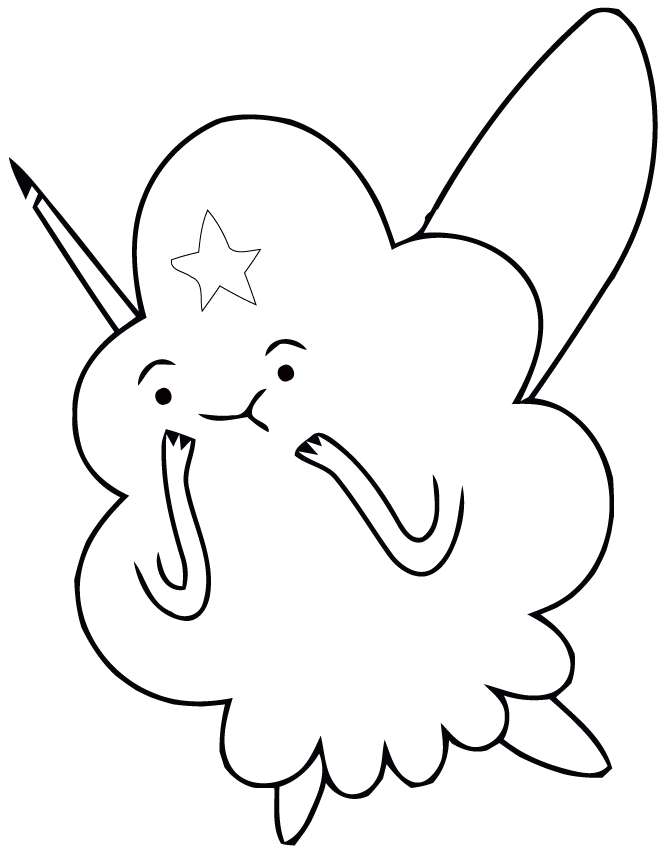 Adventure Time Coloring Pages Cartoons Adventure Time Lumpy Space Princess Printable 2020 0261 Coloring4free