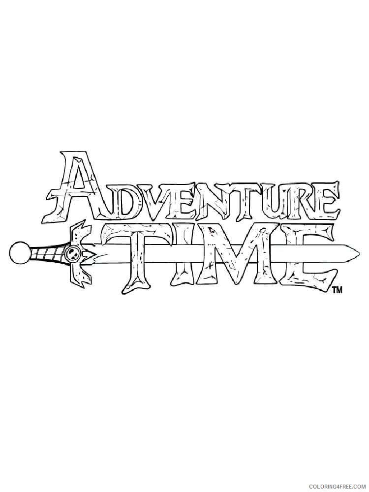 Adventure Time Coloring Pages Cartoons adventure time 1 Printable 2020 0243 Coloring4free