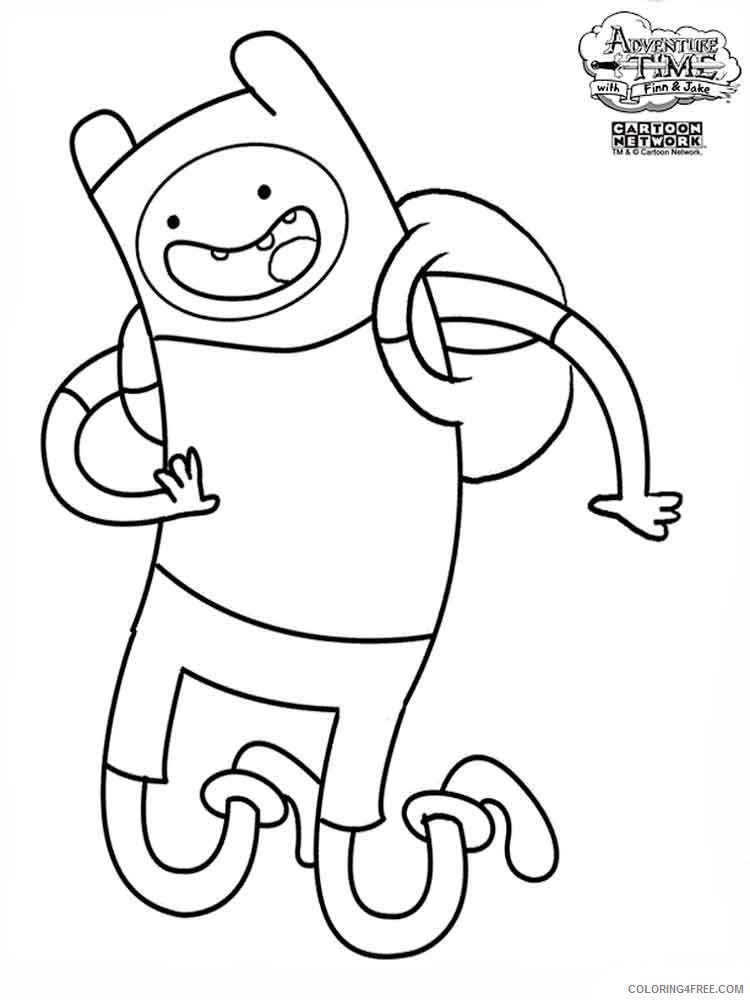 Adventure Time Coloring Pages Cartoons adventure time 8 Printable 2020 0251 Coloring4free
