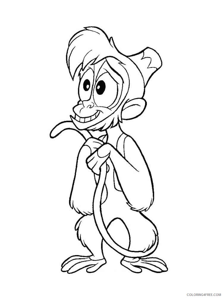 Aladdin Coloring Pages Cartoons Aladdin 14 Printable 2020 0316 Coloring4free