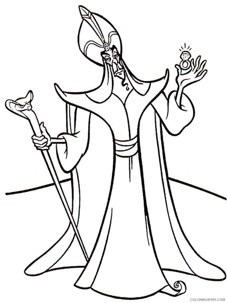 Aladdin Coloring Pages Cartoons Aladdin 20 Printable 2020 0318 Coloring4free