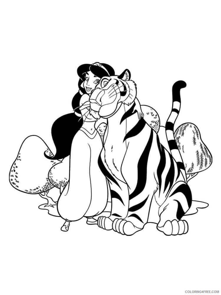 Aladdin Coloring Pages Cartoons Aladdin 26 Printable 2020 0319 Coloring4free