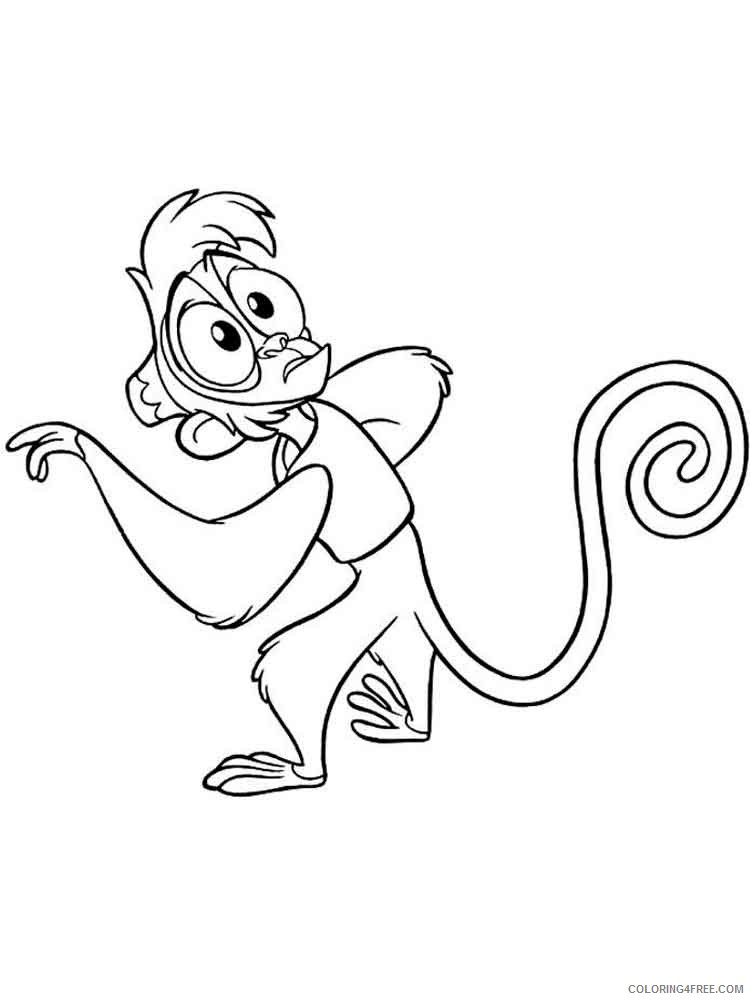 Aladdin Coloring Pages Cartoons Aladdin 3 Printable 2020 0321 Coloring4free