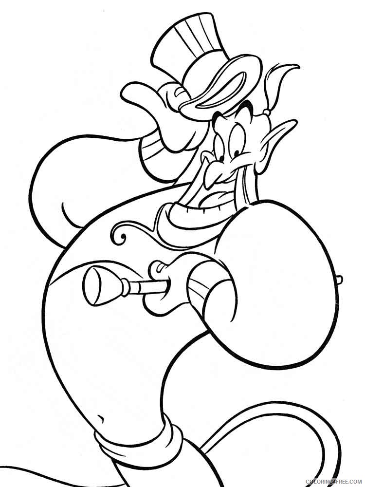 Aladdin Coloring Pages Cartoons Aladdin 30 Printable 2020 0322 Coloring4free