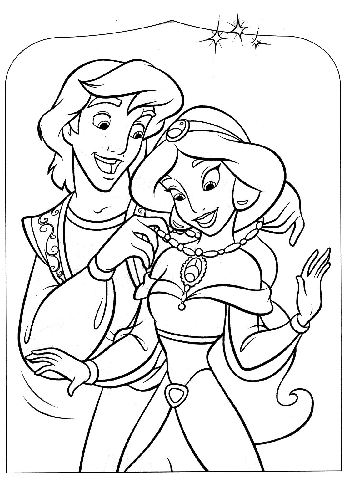 Aladdin Coloring Pages Cartoons Aladdin Printable 2020 0330 Coloring4free