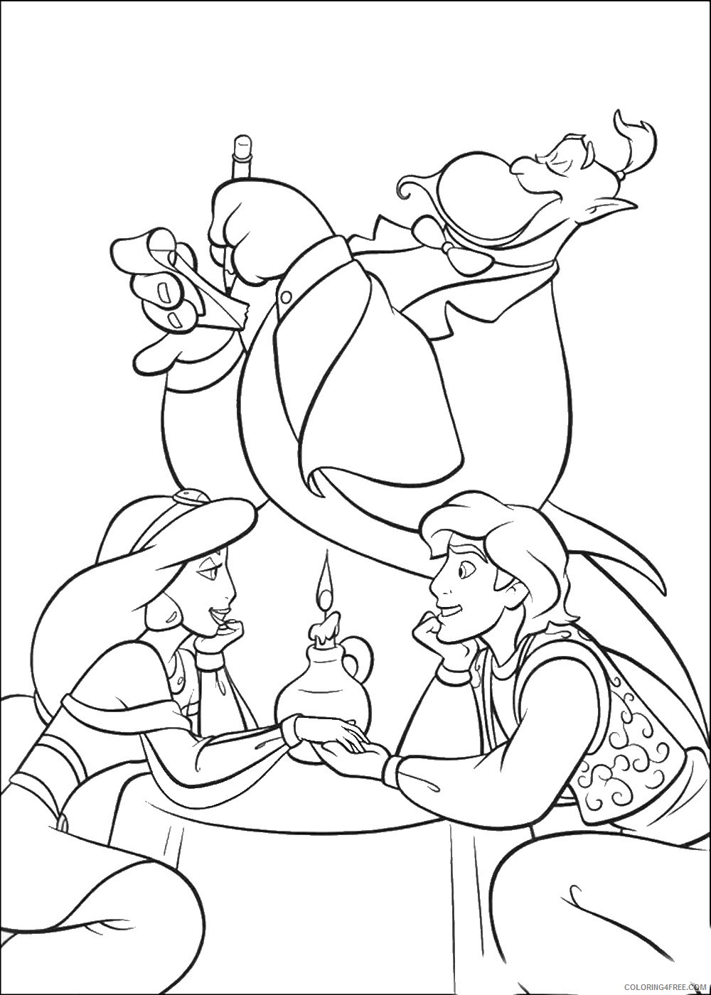 Aladdin Coloring Pages Cartoons aladdin_02 Printable 2020 0282 Coloring4free