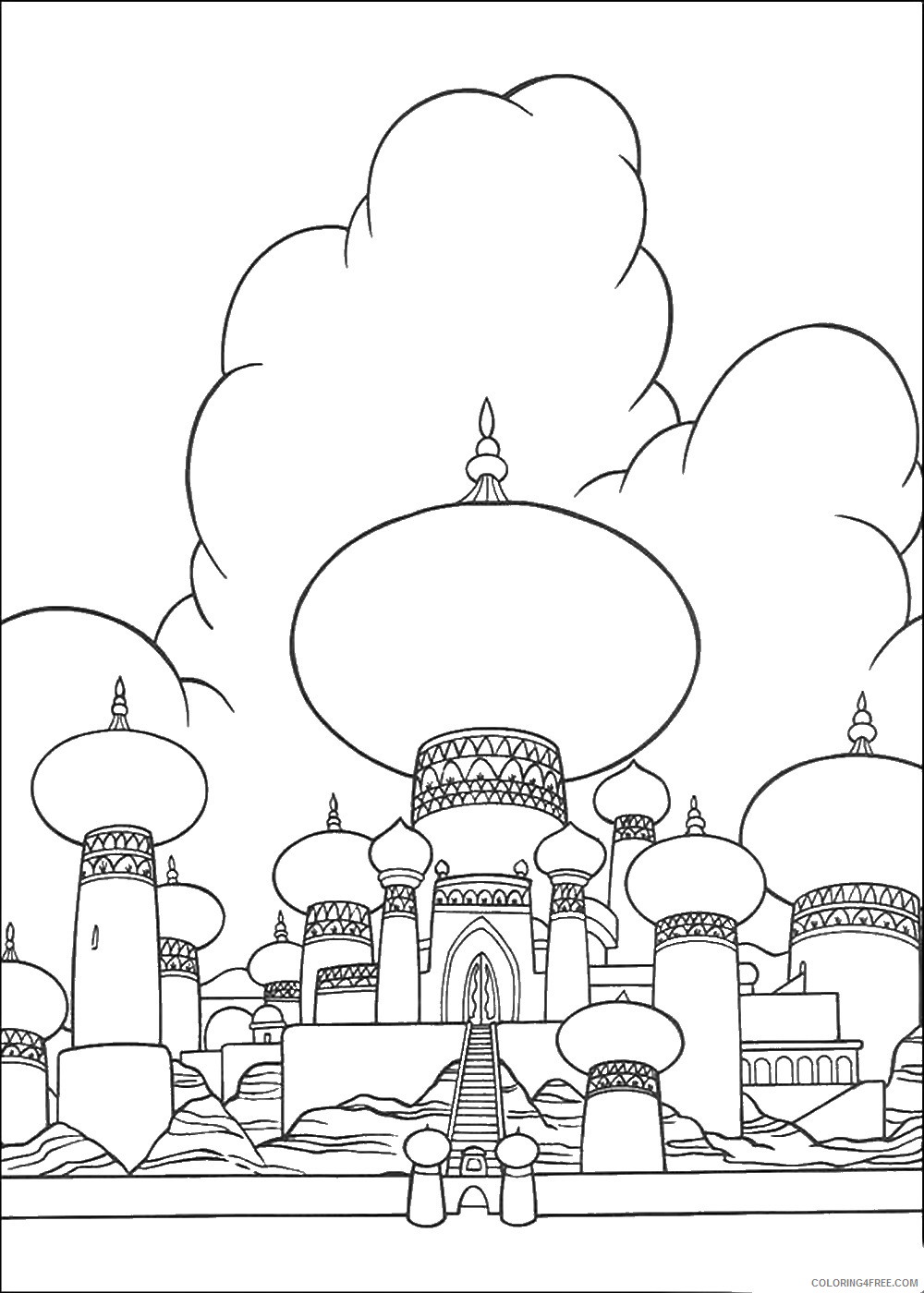 Aladdin Coloring Pages Cartoons aladdin_12 Printable 2020 0290 Coloring4free