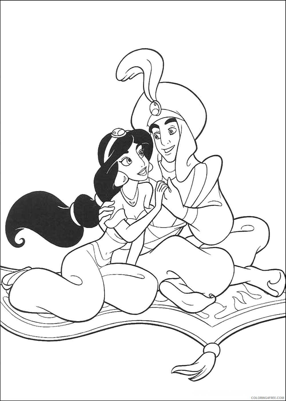 Aladdin Coloring Pages Cartoons aladdin_23 Printable 2020 0301 Coloring4free