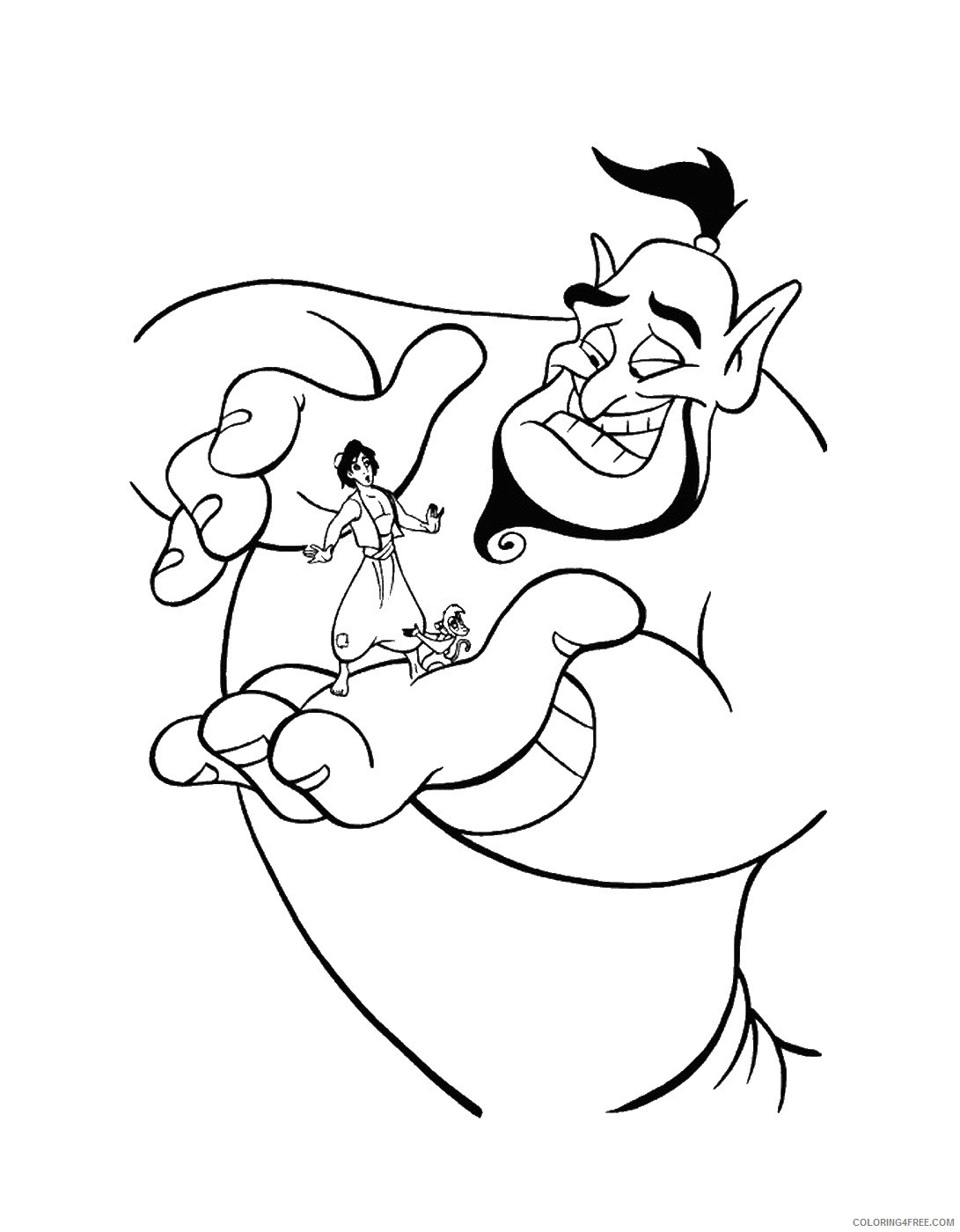 Aladdin Coloring Pages Cartoons aladdin_62 Printable 2020 0308 Coloring4free