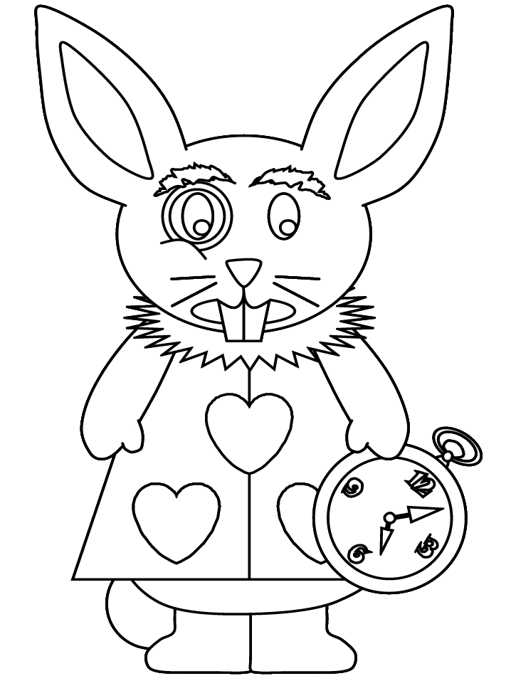 Alice in Wonderland Coloring Pages Cartoons alice3 Printable 2020 0390 Coloring4free