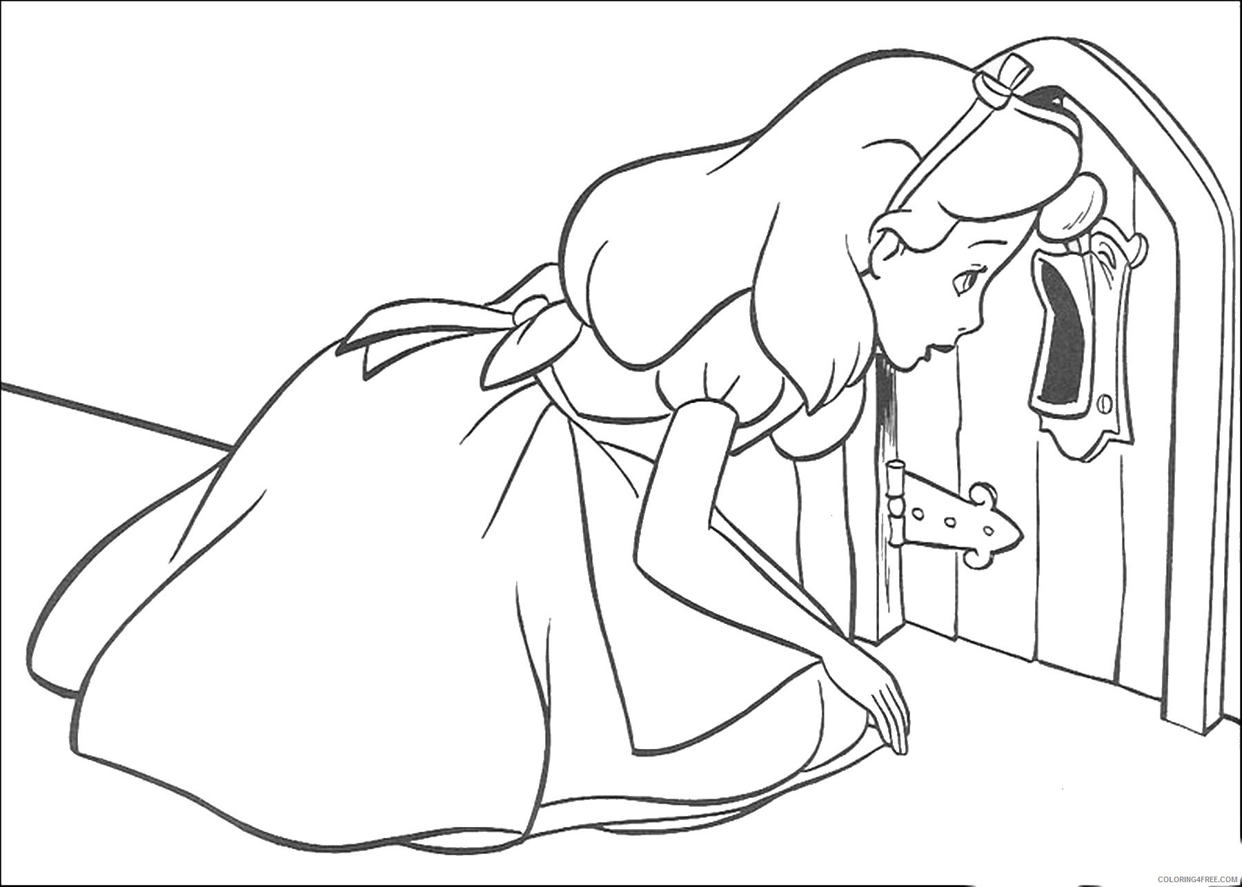 Alice in Wonderland Coloring Pages Cartoons alice_14 Printable 2020 0354 Coloring4free