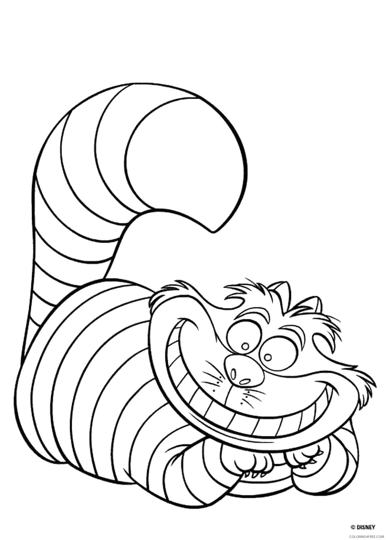 Alice in Wonderland Coloring Pages Cartoons alice_23 Printable 2020 0356 Coloring4free