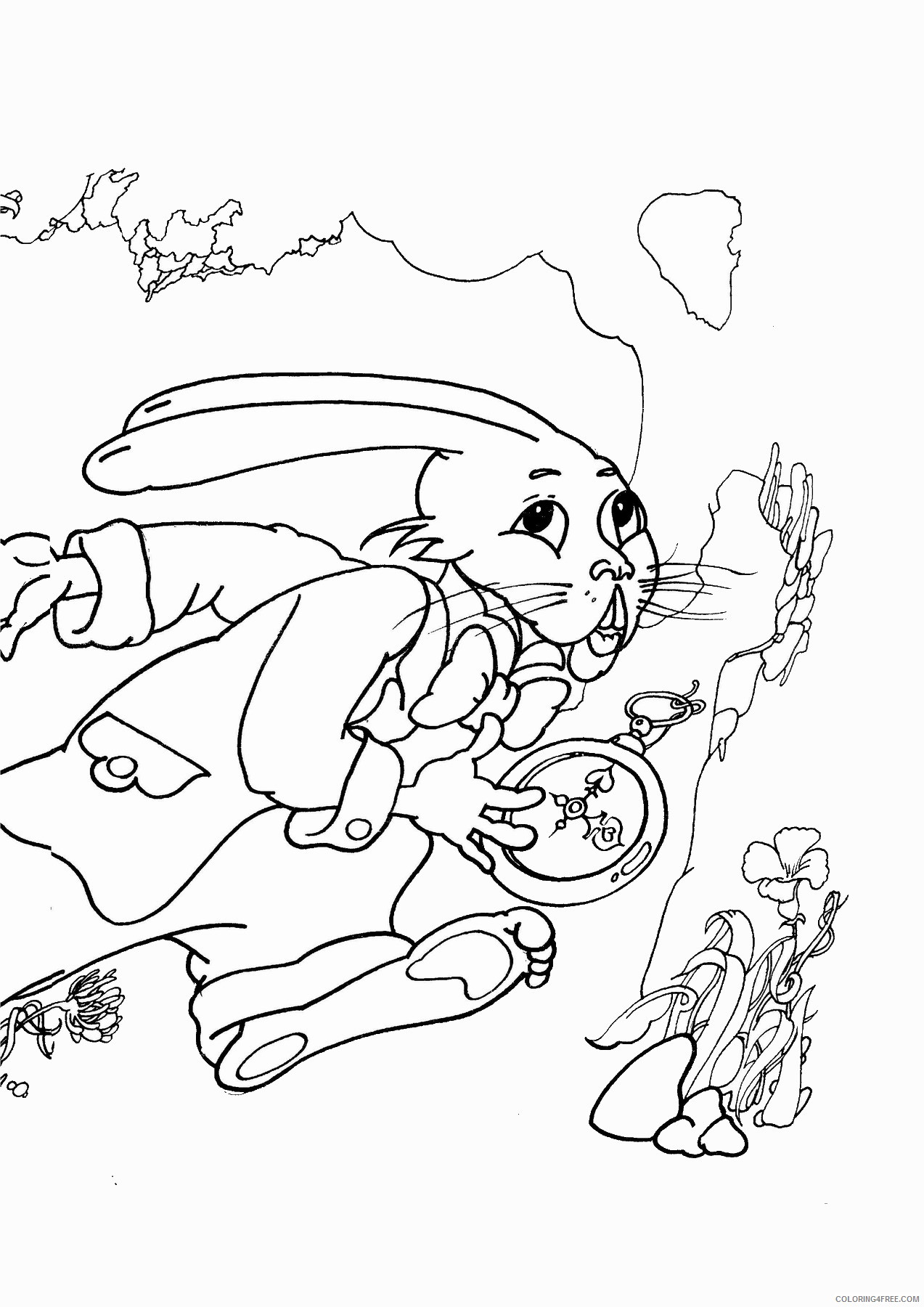 Alice in Wonderland Coloring Pages Cartoons alice_78 Printable 2020 0369 Coloring4free