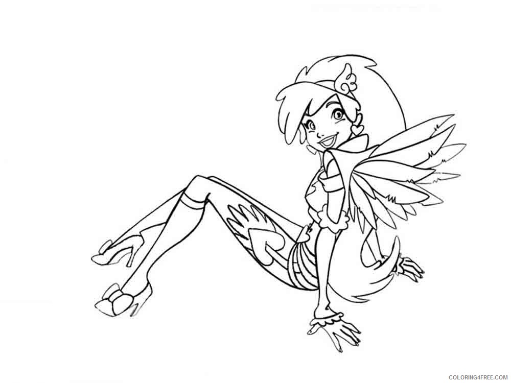 Angels Friends Coloring Pages Cartoons angels friends 14 Printable 2020 0452 Coloring4free