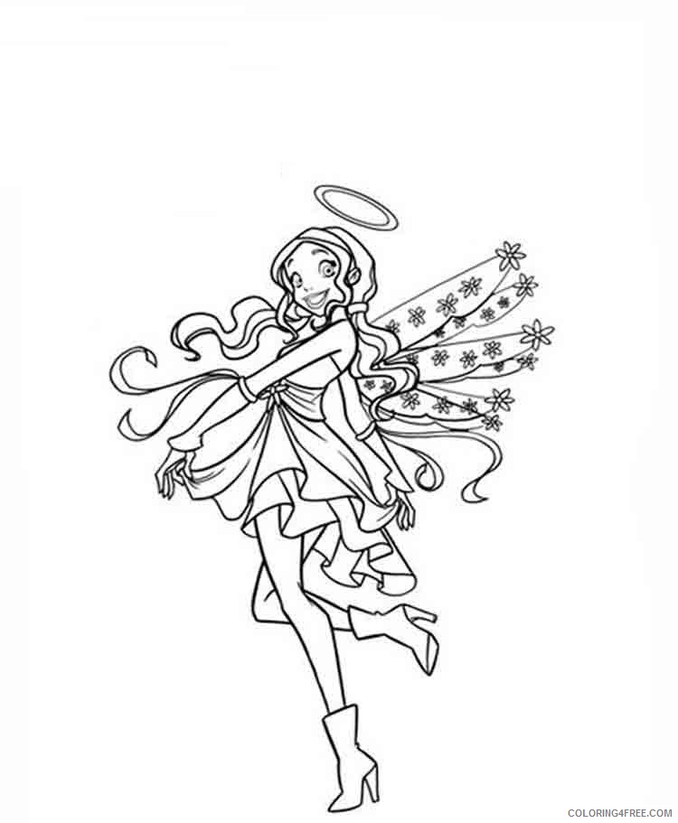 Angels Friends Coloring Pages Cartoons angels friends 6 Printable 2020 0463 Coloring4free