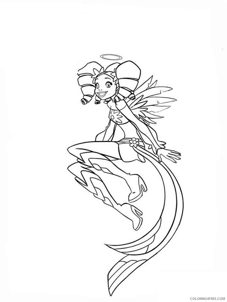 Angels Friends Coloring Pages Cartoons angels friends 8 Printable 2020 0465 Coloring4free