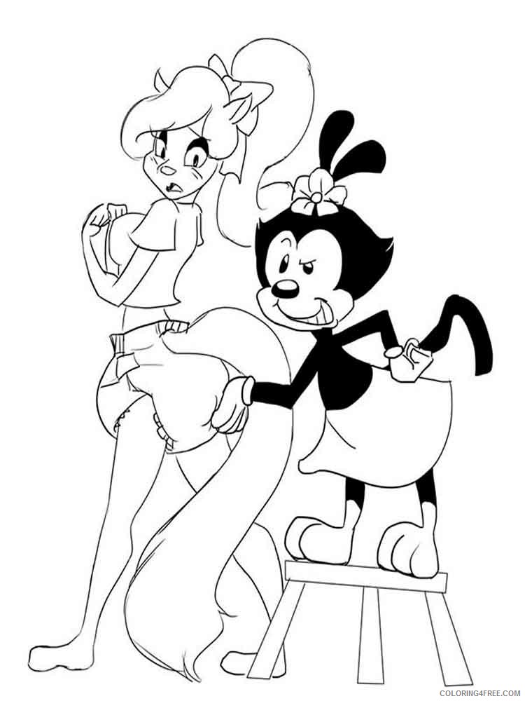 Animaniacs Coloring Pages Cartoons Animaniacs 10 Printable 2020 0486 Coloring4free