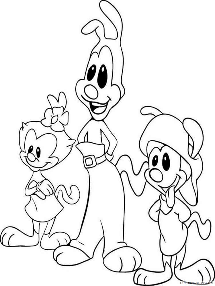 Animaniacs Coloring Pages Cartoons Animaniacs 11 Printable 2020 0487 Coloring4free