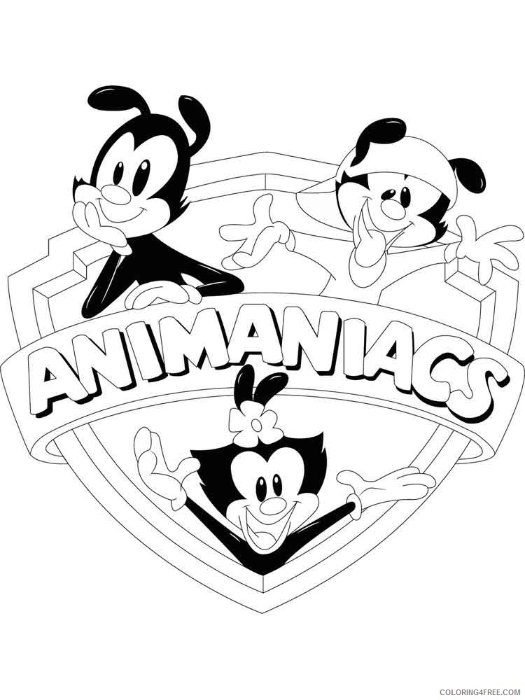 Animaniacs Coloring Pages Cartoons Animaniacs 4 Printable 2020 0491 Coloring4free