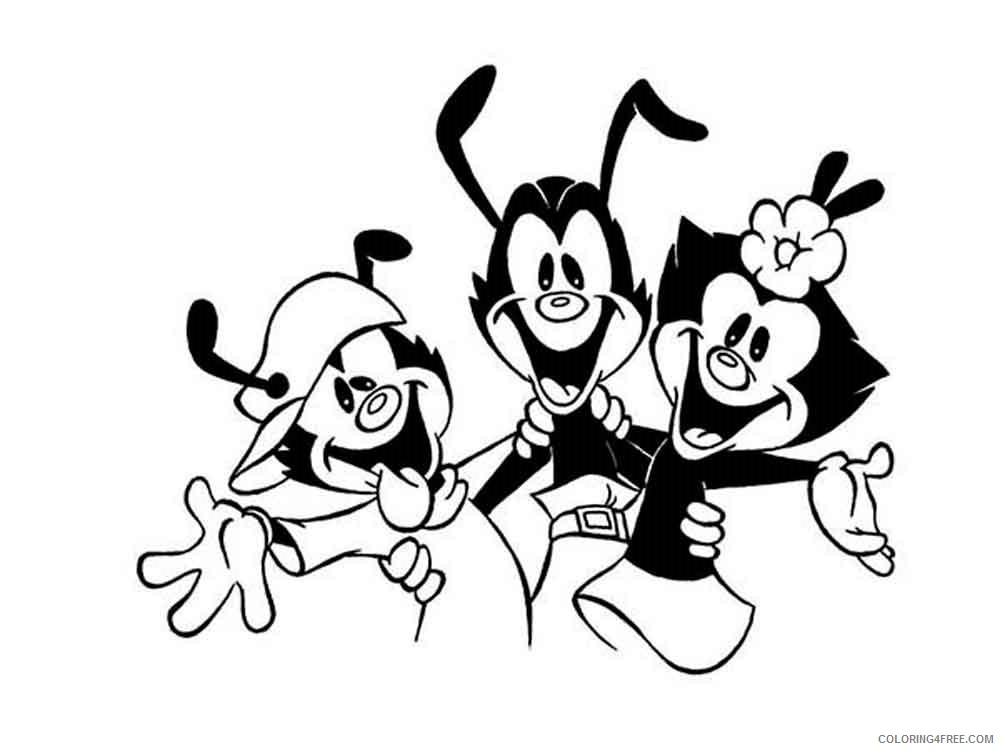 Animaniacs Coloring Pages Cartoons Animaniacs 5 Printable 2020 0492 Coloring4free