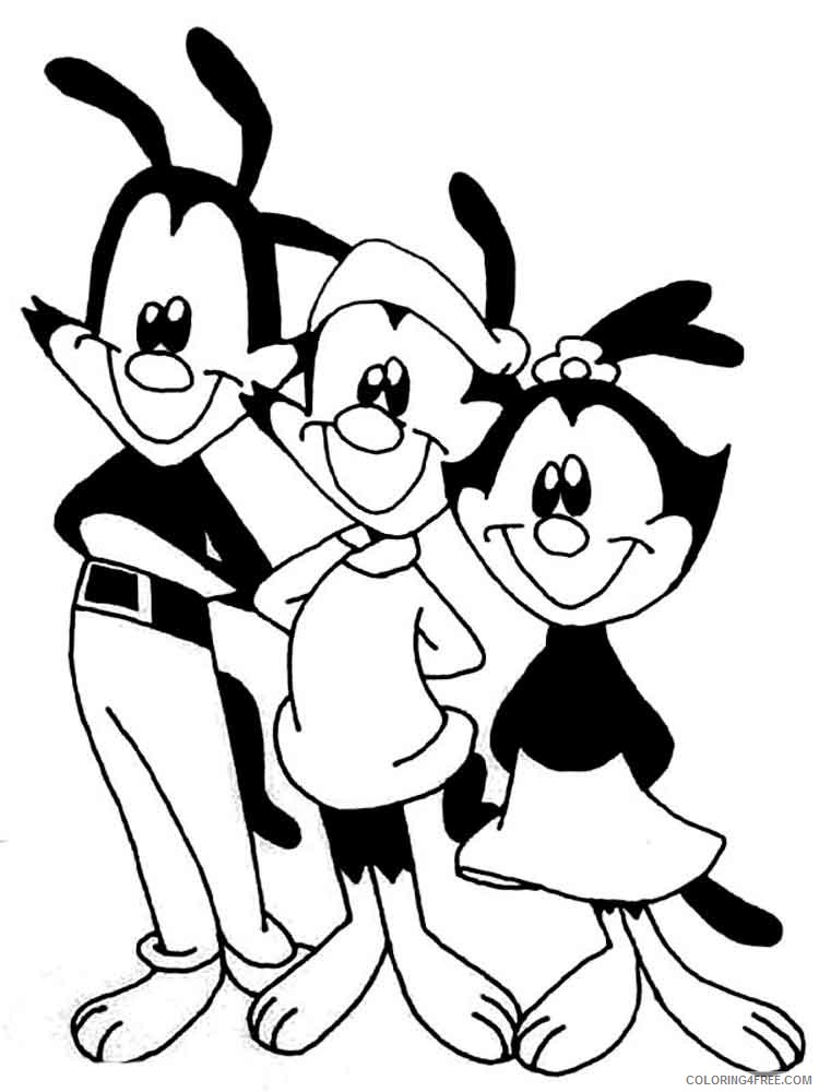 Animaniacs Coloring Pages Cartoons Animaniacs 9 Printable 2020 0493 Coloring4free