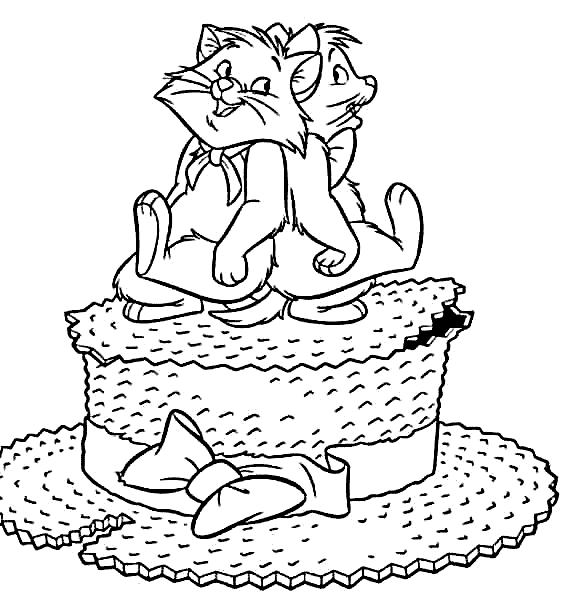 Aristocats Coloring Pages Cartoons Aristocats Printable 2020 0611 Coloring4free