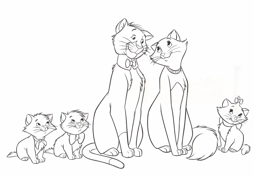 Aristocats Coloring Pages Cartoons Aristocats Printable 2020 0615 Coloring4free