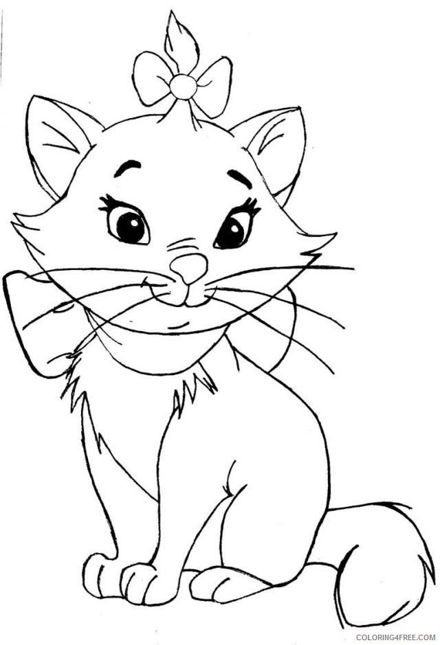 Aristocats Coloring Pages Cartoons Download Aristocats Printable 2020 0633 Coloring4free